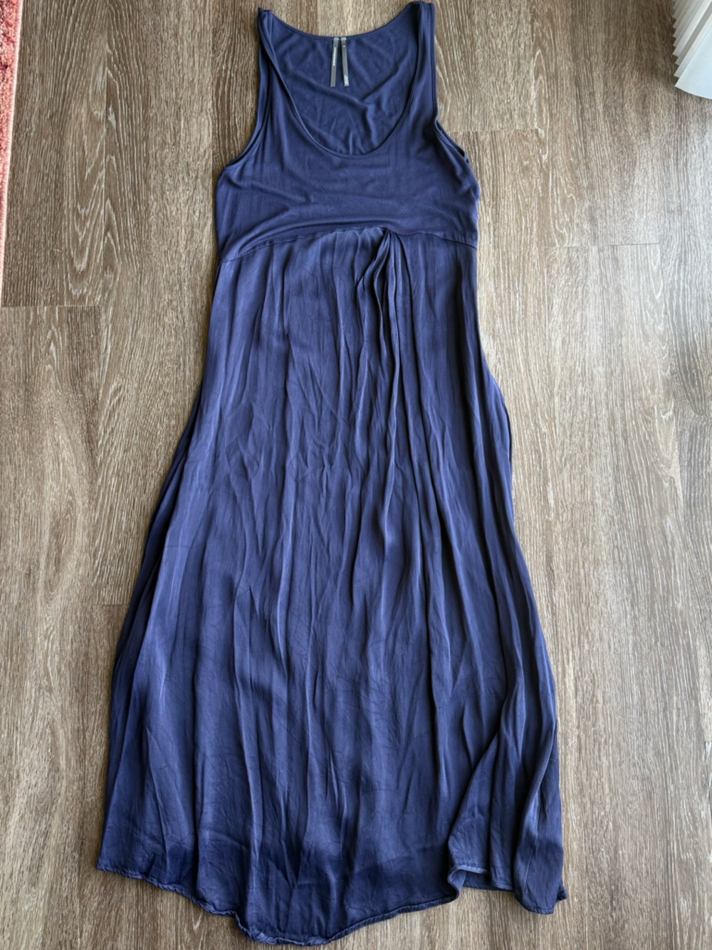 Anthropologie Navy Blue Maxi Tank Dress